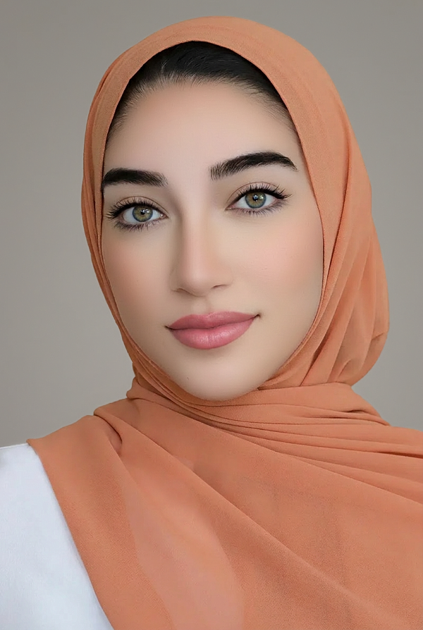 Basic Chiffon Hijab-Salmon