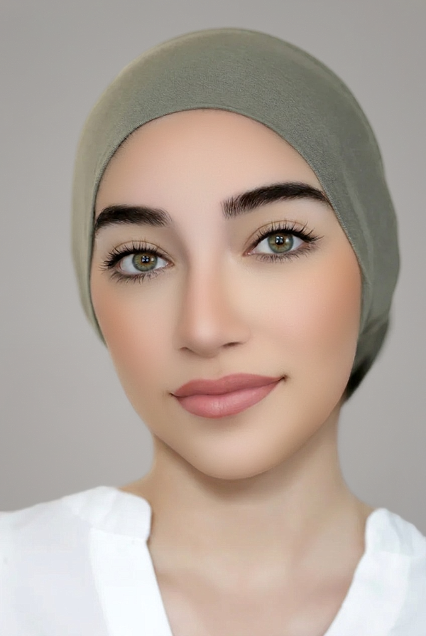Seamless Tube Underscarf-Olive