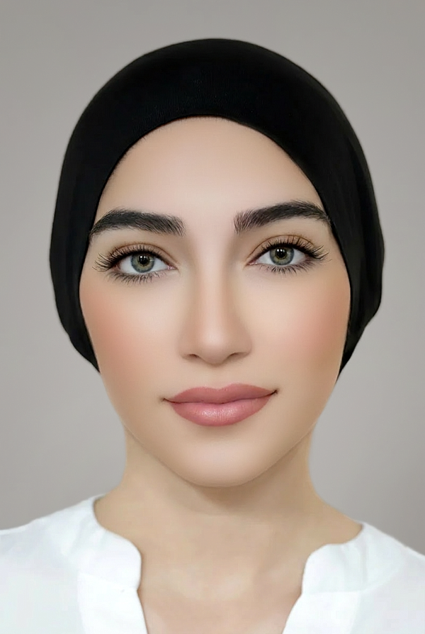Seamless Tie-Back Bonnet-Black