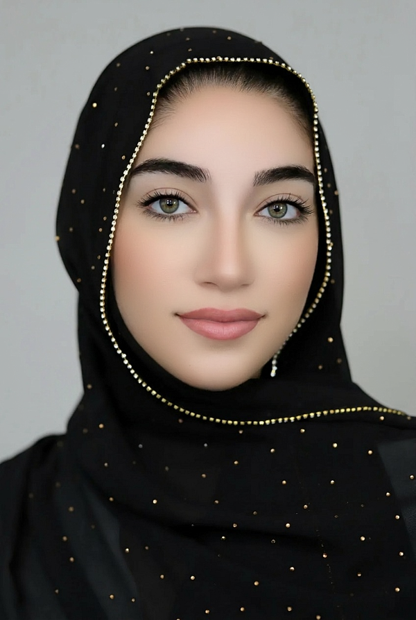 Stone Edge Chiffon Hijab Black