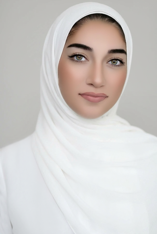 Instant Jersey Hijab-White