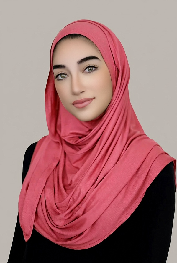 Instant Jersey Hijab-Terra Cotta
