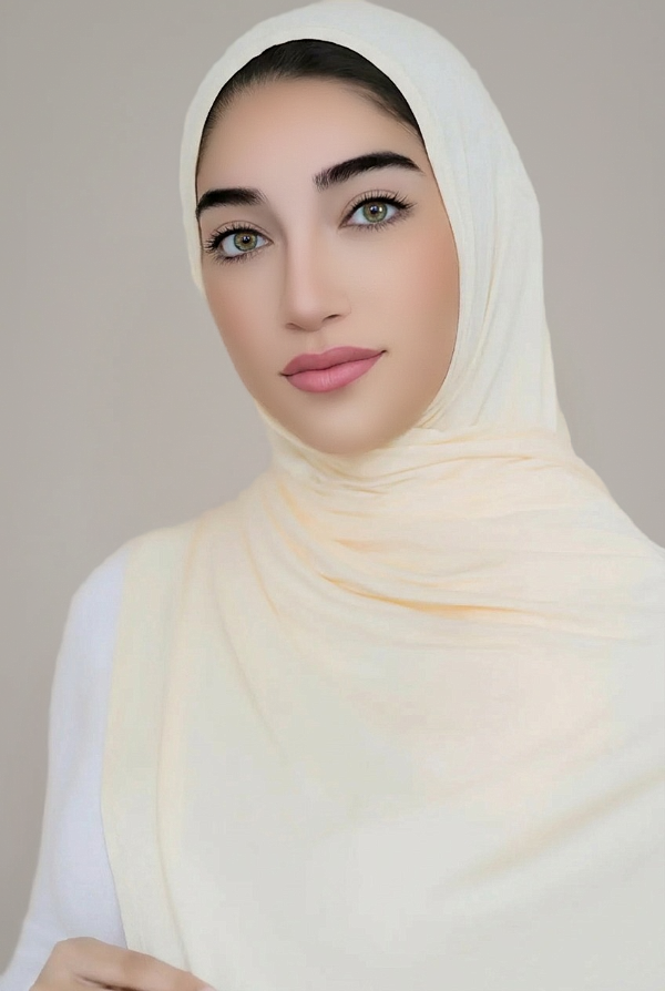 Instant Jersey Hijab-Beige