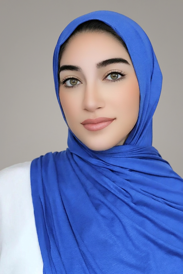 Luxury Jersey Hijab- Royal Blue