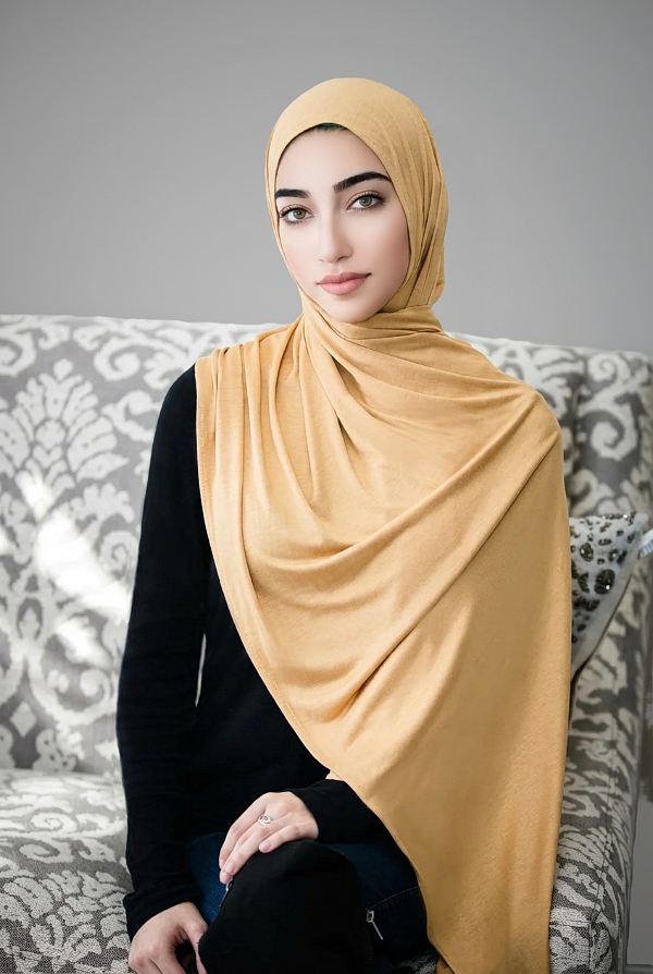 Luxury Jersey Hijab-Buttercream