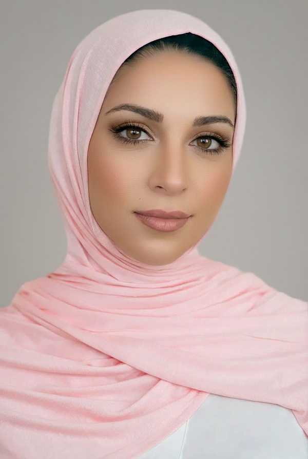 Luxury Jersey Hijab-Peach
