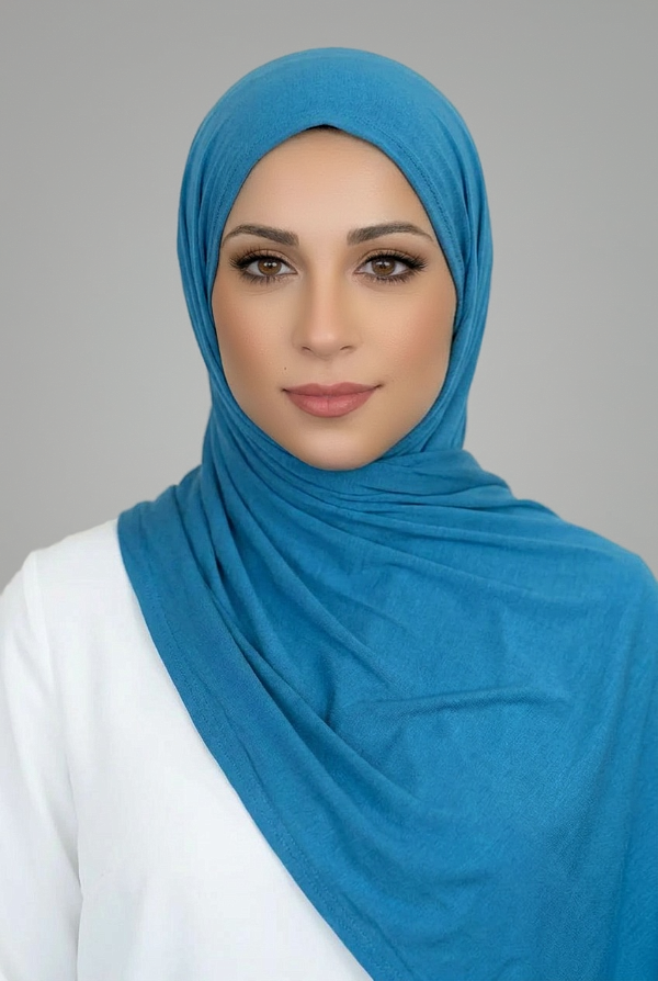 Luxury Jersey Hijab-Turquoise