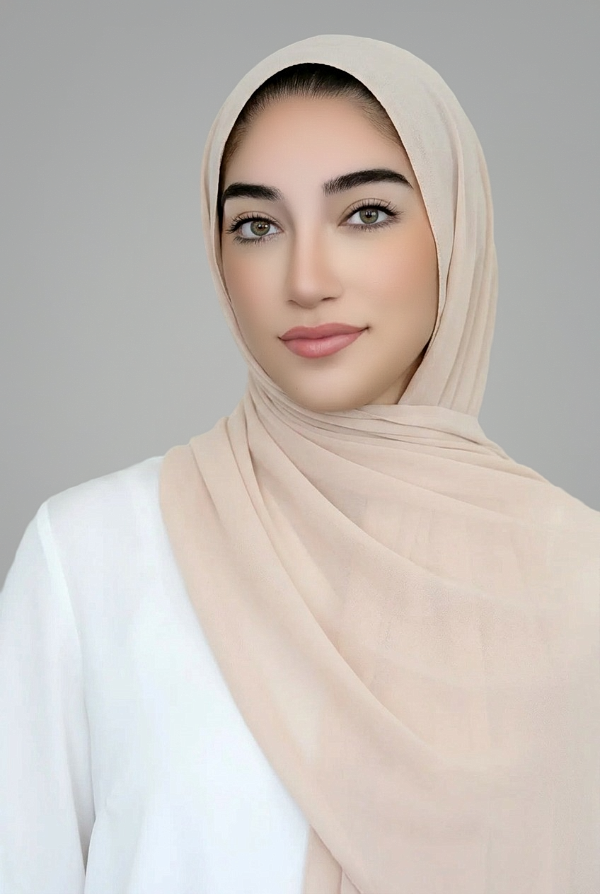 Basic Chiffon Hijab-Peach Dust