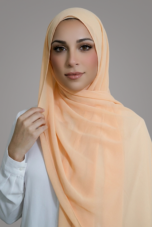 Basic Chiffon Hijab-Sorbet