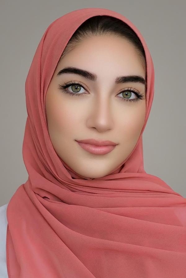 Basic Chiffon Hijab-Sunset