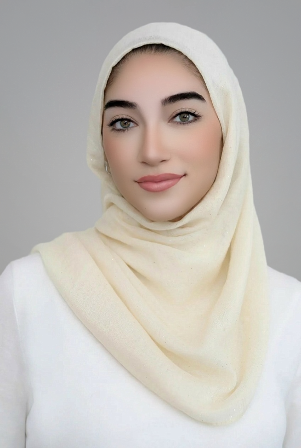 Gold Dust Light Hijab-Beige