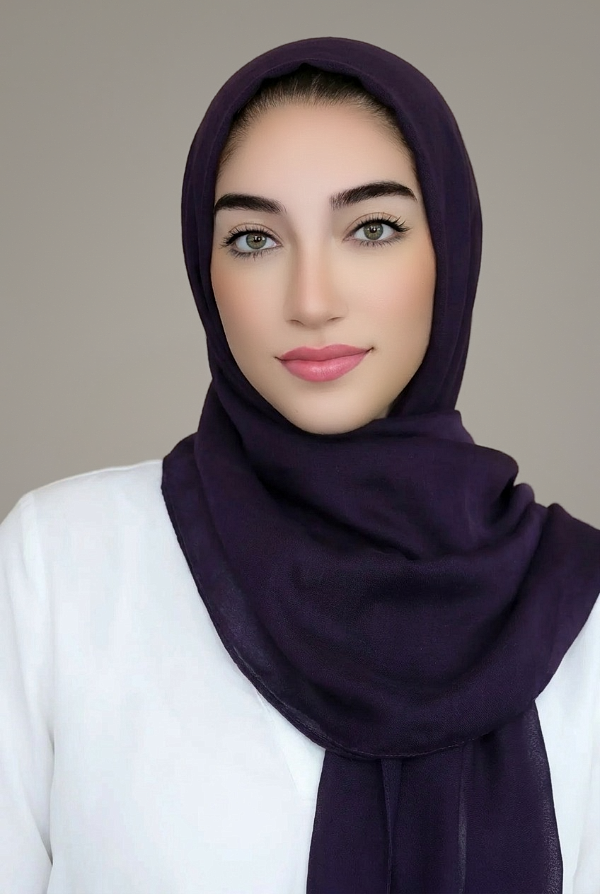 Luxury Light Maxi Hijab-Dark Purple