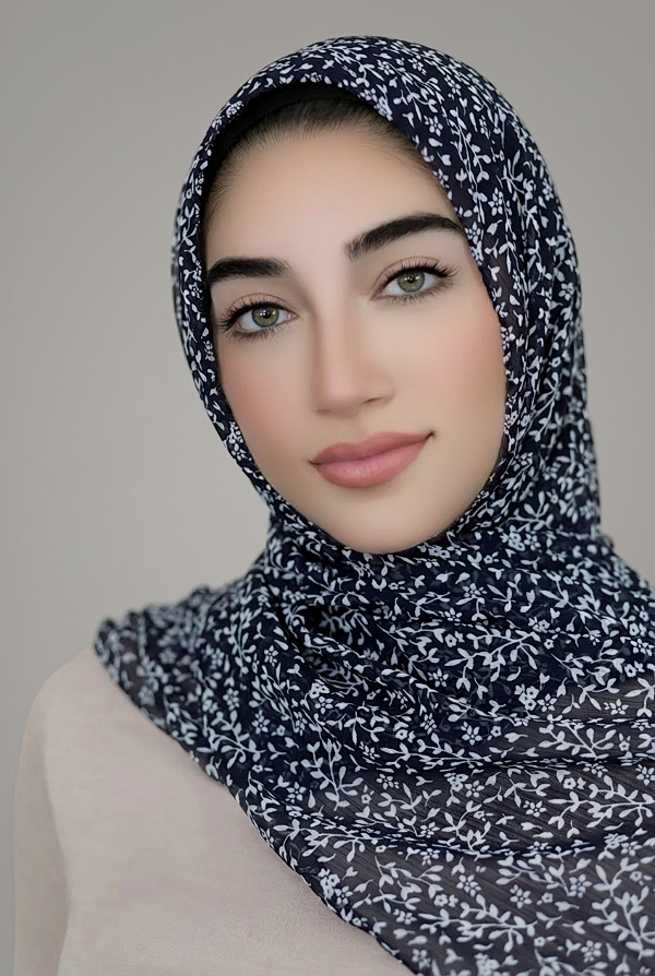 Set Sail Signature Chiffon Hijab-Navy