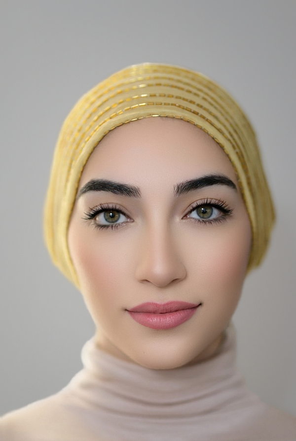 Elegance Designer Bonnet- Tan