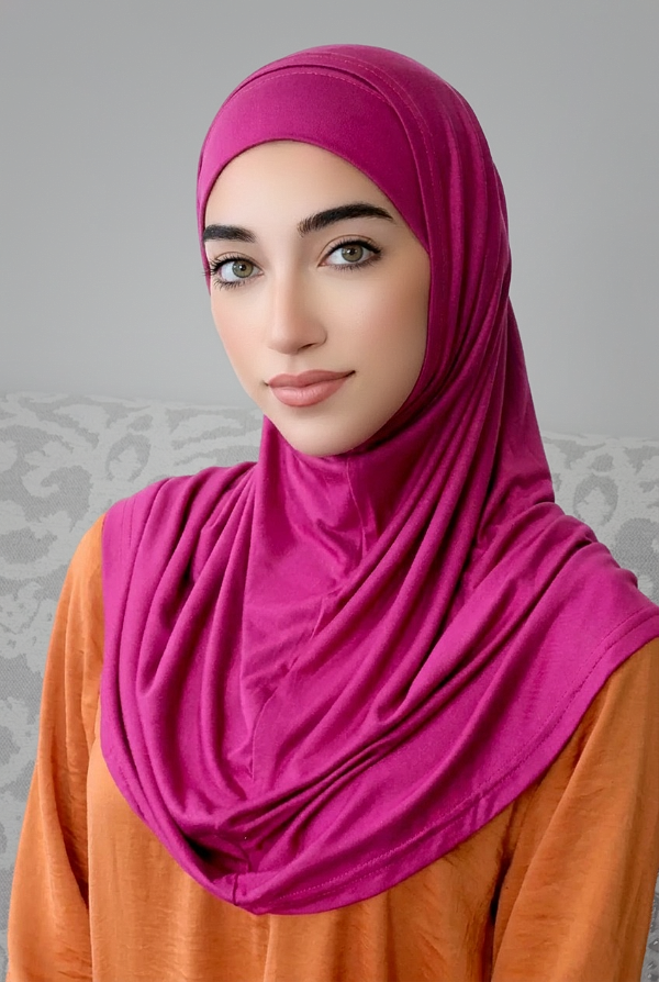 Jersey Two Piece Amira Hijab-Magenta