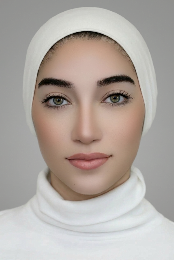 Chiffon Hijab Set-Beige