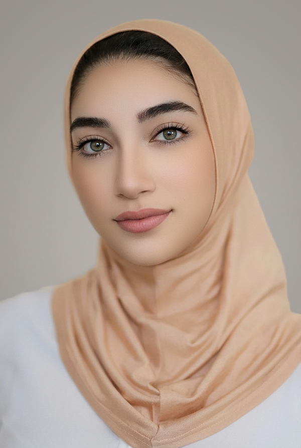 Ear Access One Piece Hijab-Nude