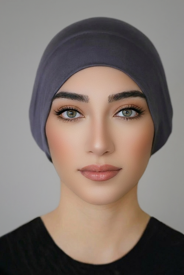 JERSEY TUBE UNDERSCARF-DARK GRAY