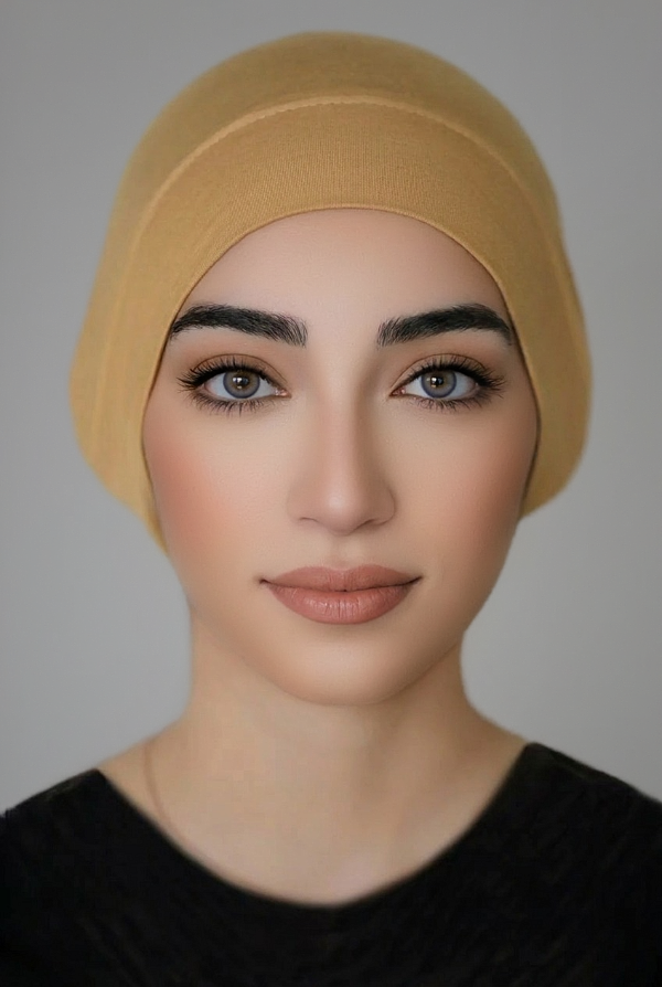 JERSEY TUBE UNDERSCARF-NUDE
