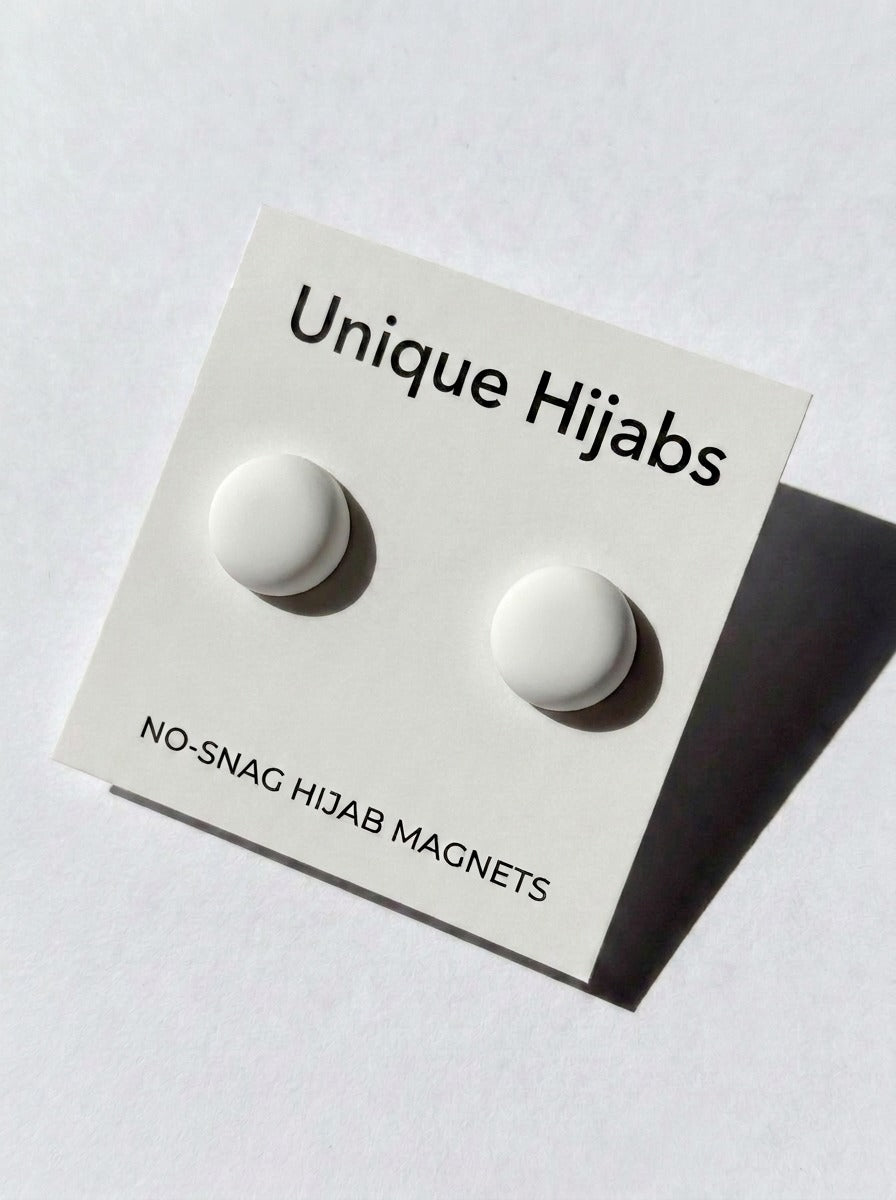 Hijab Magnets-White Matte