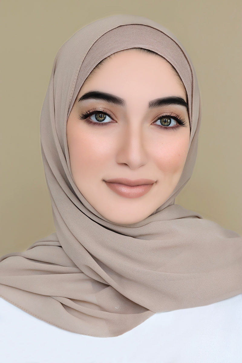 Matching Hijab Set-Light Taupe