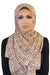 Retro Sole Chiffon Hijab-Tan