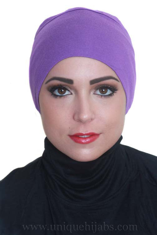 Bonnet Underscarf-Purple