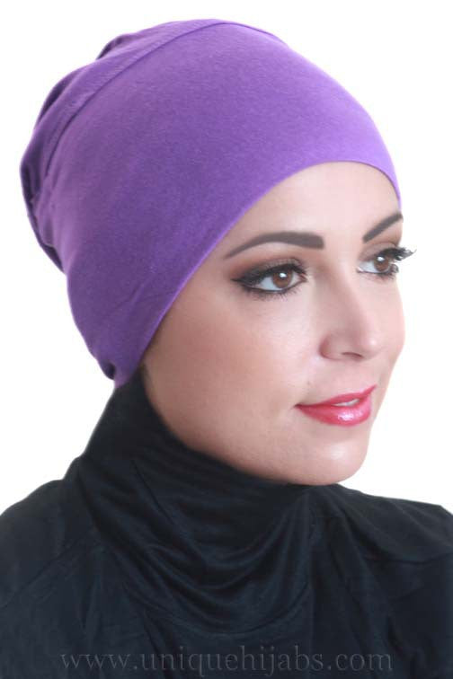 Bonnet Underscarf-Purple