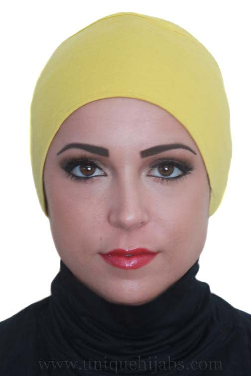 Bonnet Underscarf-Mustard