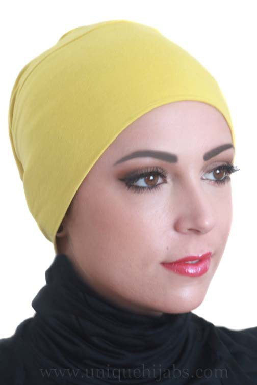 Bonnet Underscarf-Mustard