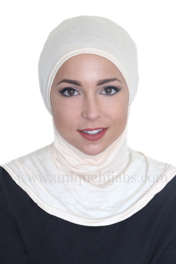 Tie Back Ninja Inner Underscarf-Beige
