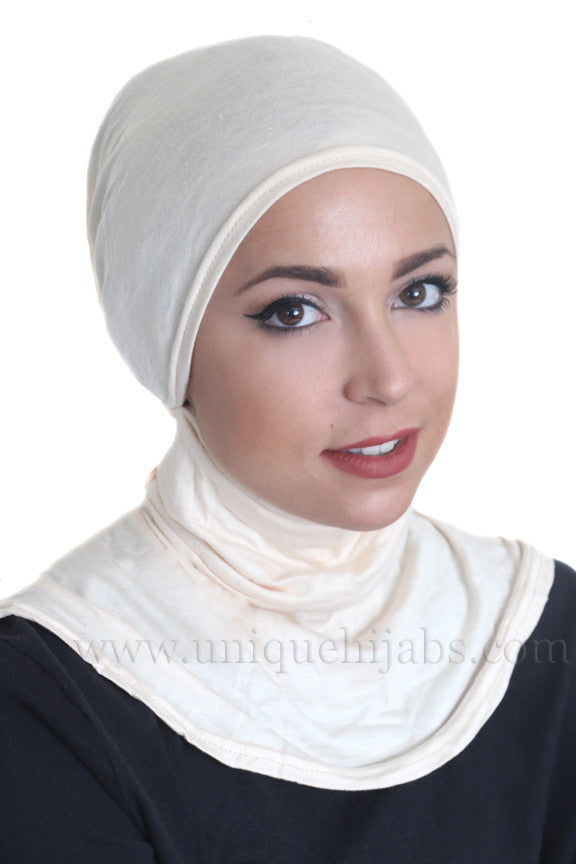 Tie Back Ninja Inner Underscarf-Beige