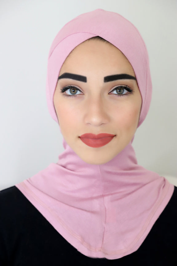 Criss Cross Ninja Underscarf-Rose Pink