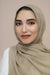 Essential Cotton Light Hijab-Tan