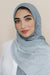 Ombre Shimmer Light Hijab-Gray
