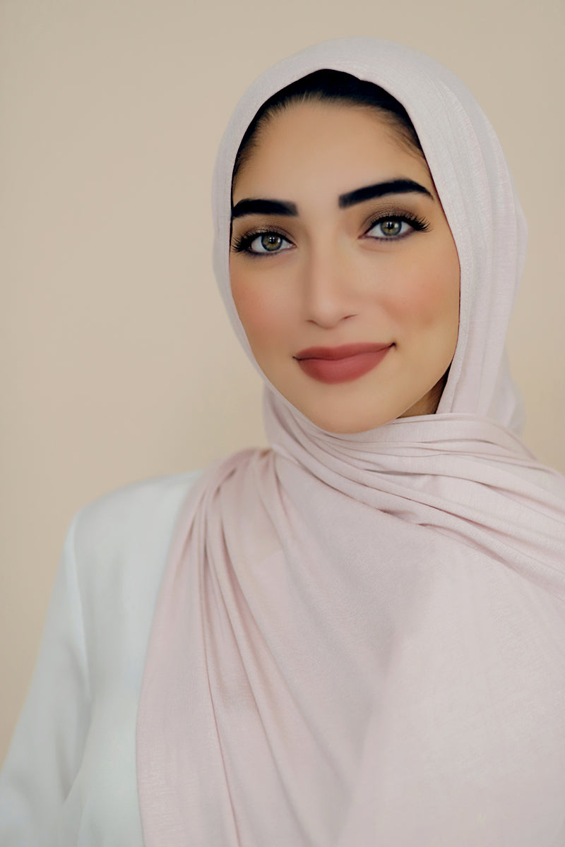 Luxury Jersey Hijab-Ivory