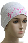 Tube Underscarf Lace Front-White