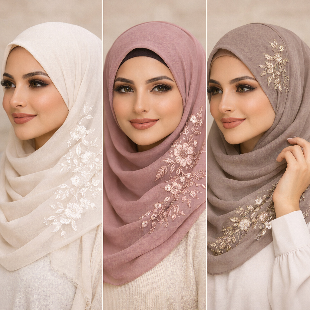 Embroidered Hijabs 