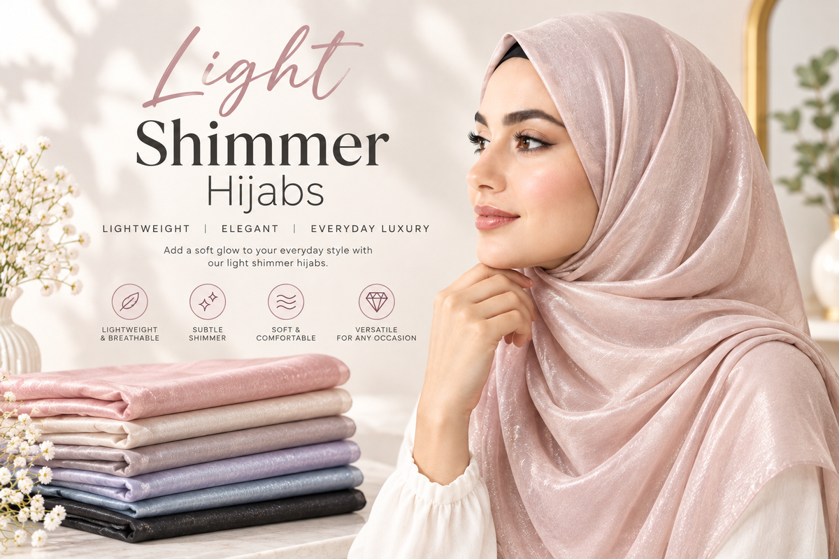 Light Shimmer Hijabs