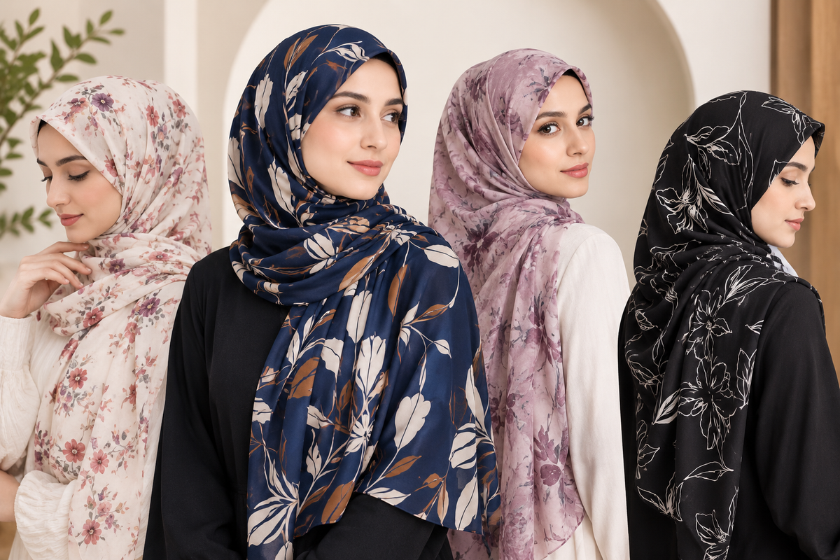 Printed Hijab Styles