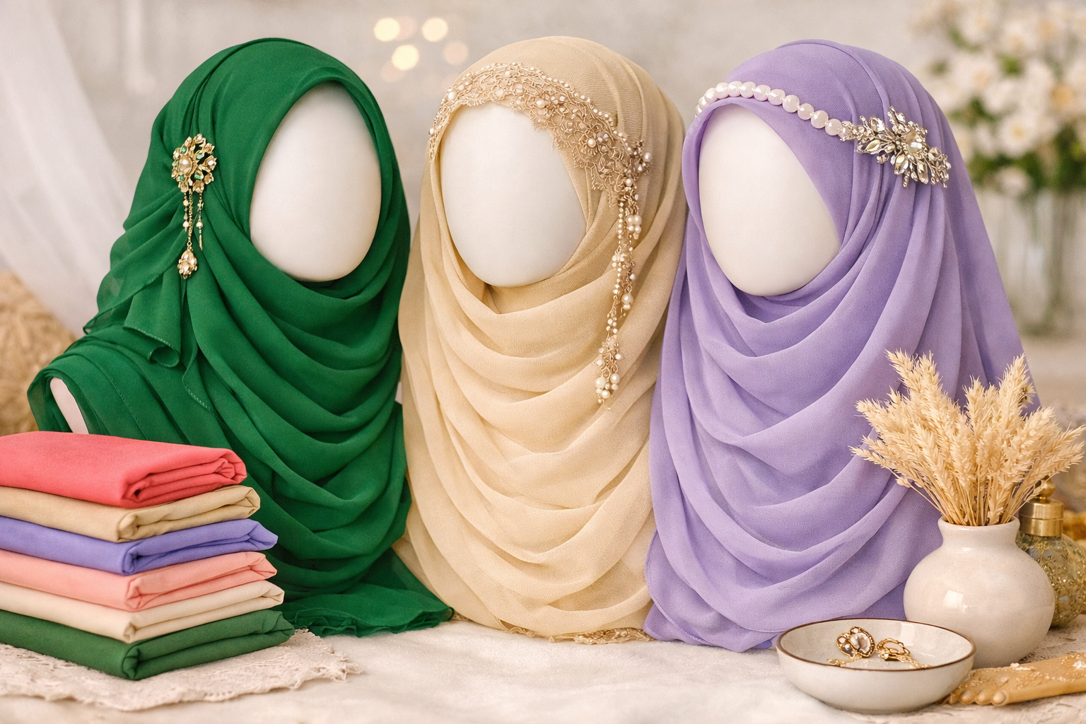 Unique Hijabs Style