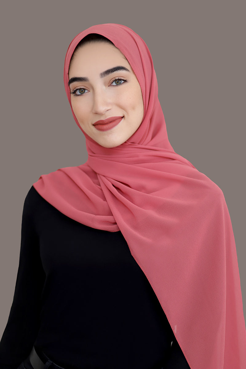 Solid Chiffon Hijabs