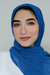Basic Chiffon Hijab-Cobalt