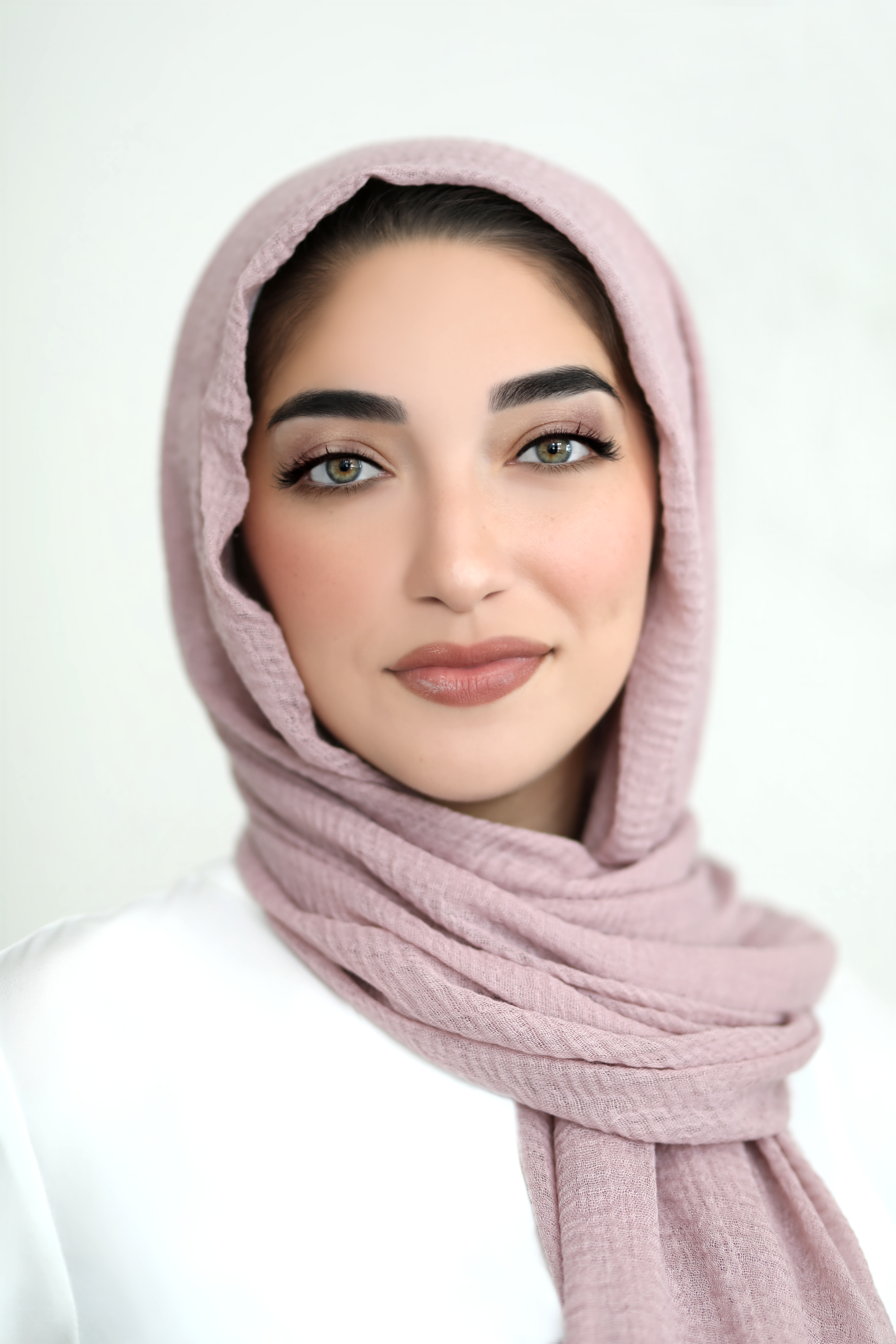 Premium Cotton Light Hijab-Dusty Rose