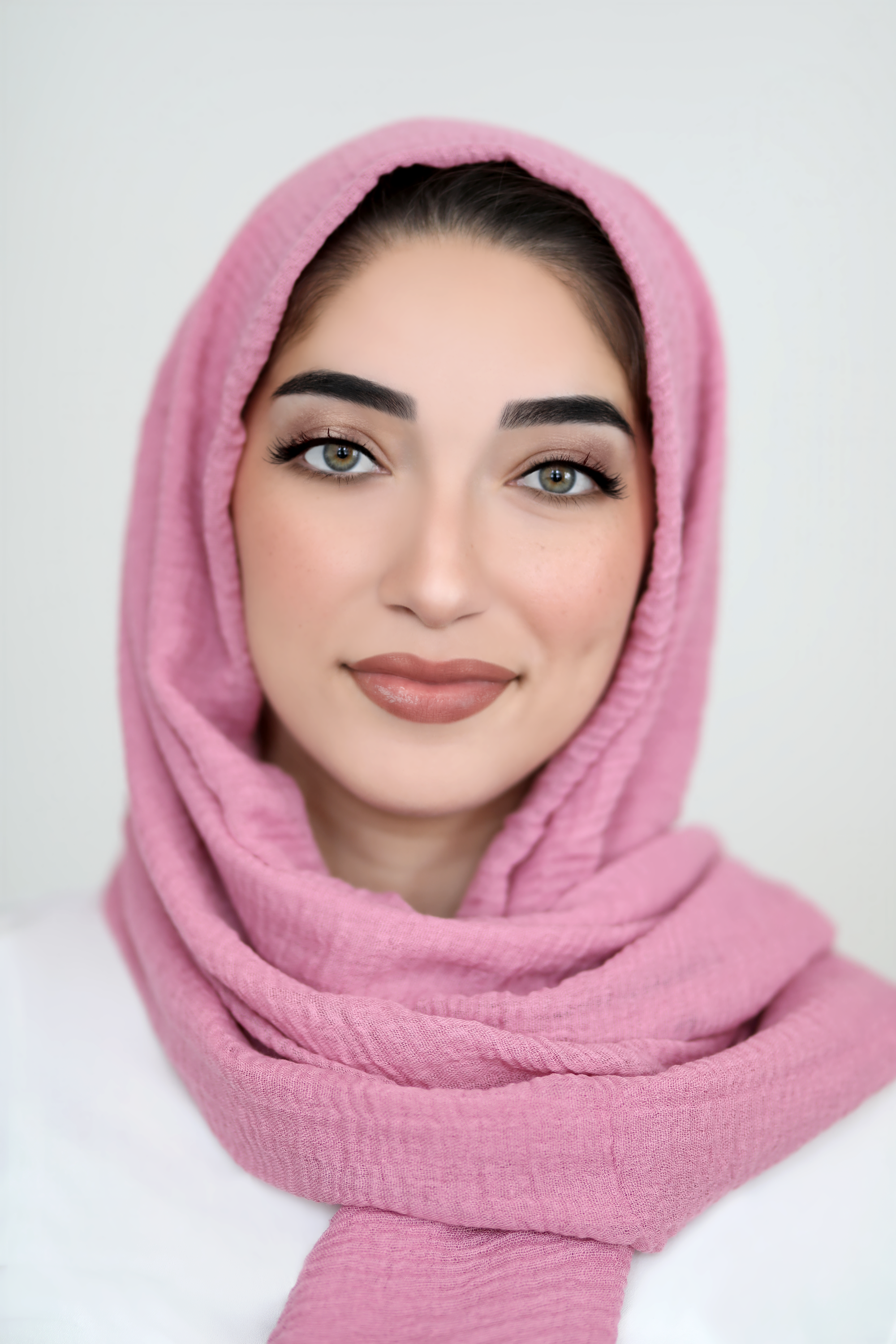 Premium Cotton Light Hijab-Pink