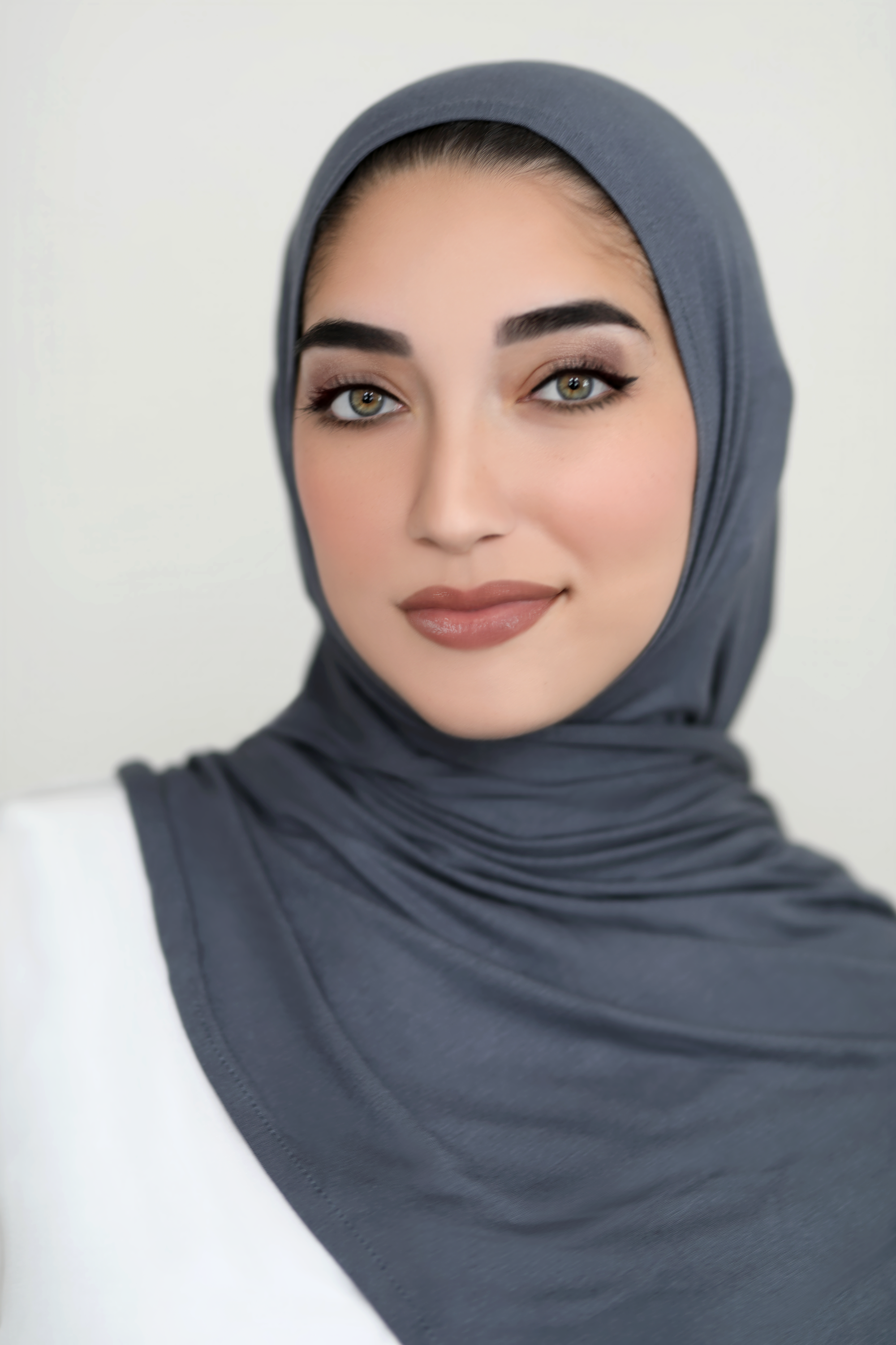 Instant Jersey Hijab-Dark Gray