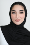 Instant Jersey Hijab-Black