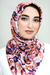 Pastel Bloom Square Chiffon Hijab