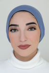 Modal Hijab Set-Denim