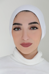 Modal Hijab Set-White